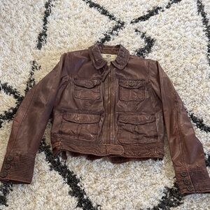 Women’s Brown Leather Jacket